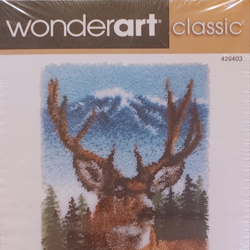 WonderArt Classic Deer Buck Needlepoint Kit